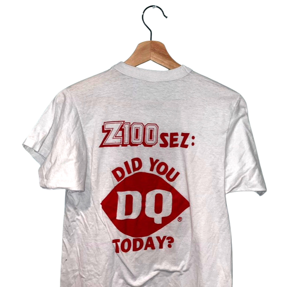Z100 New York City Master Blaster Dairy Queen Vintage T-Shirt Sz. M RARE - Picture 5 of 10